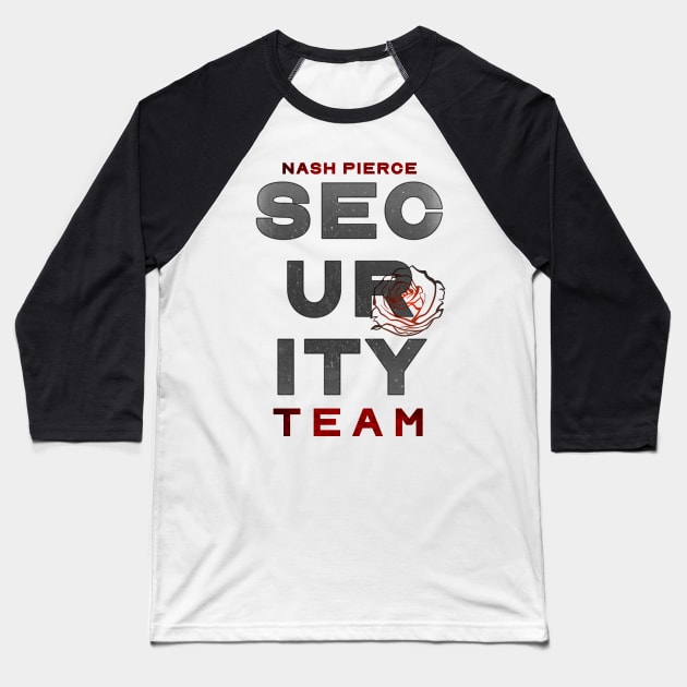 Nash Pierce Security Baseball T-Shirt by Author Kat Singleton 